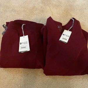 NEW WITH TAGS Burgundy Figs set!